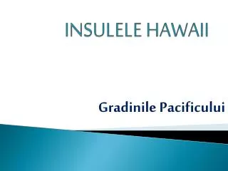 insulele hawaii