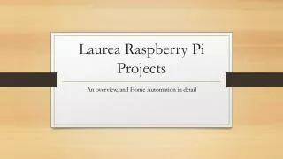 Laurea Raspberry Pi Projects