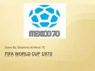Fifa world cup 1970
