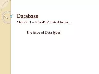 Database