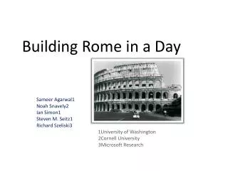 Building Rome in a Day
