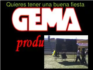 quieres tener una buena fiesta