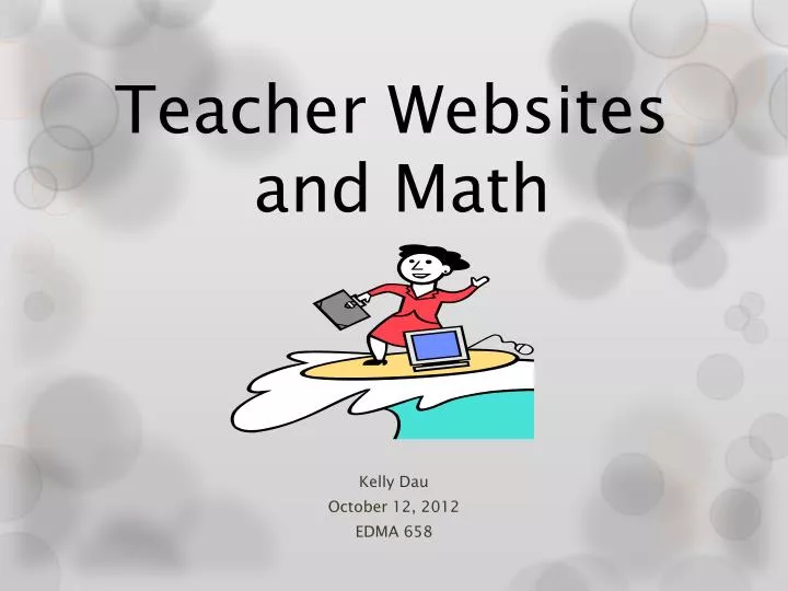 teacher websites and math