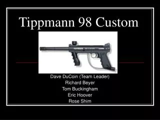 Tippmann 98 Custom