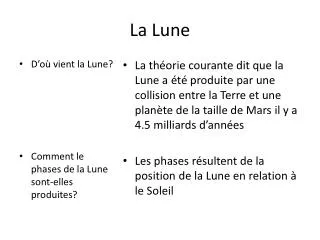 la lune