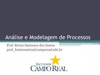 an lise e modelagem de processos