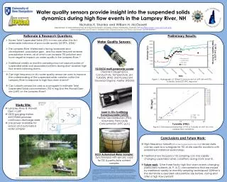 Water quality sensors provide insight into the suspended solids