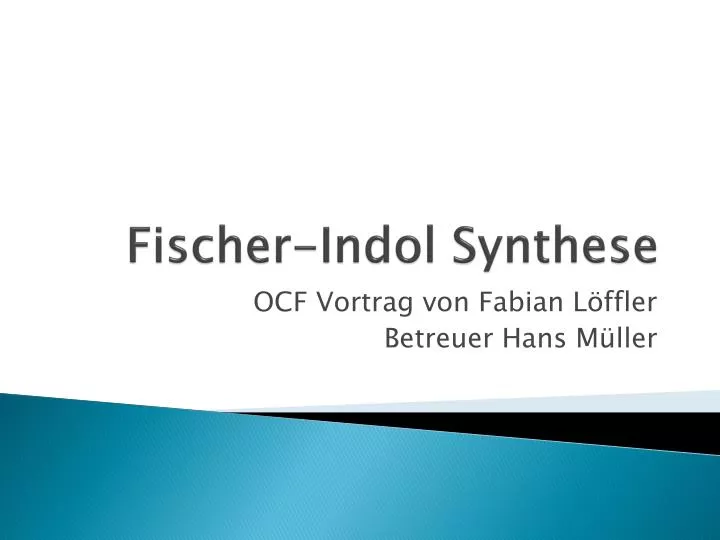 fischer indol synthese