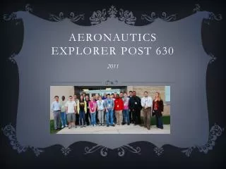 Aeronautics Explorer Post 630
