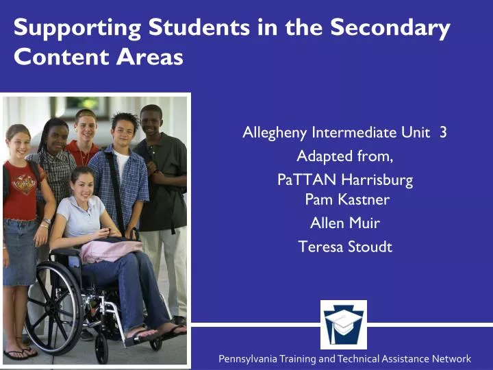 supporting students in the secondary content areas