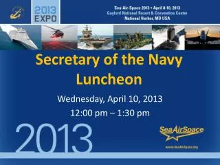 Secretary of the Navy Luncheon