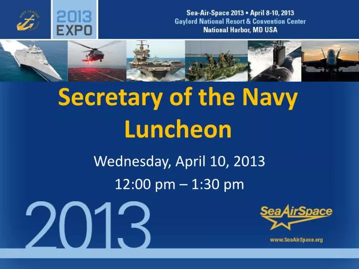 secretary of the navy luncheon