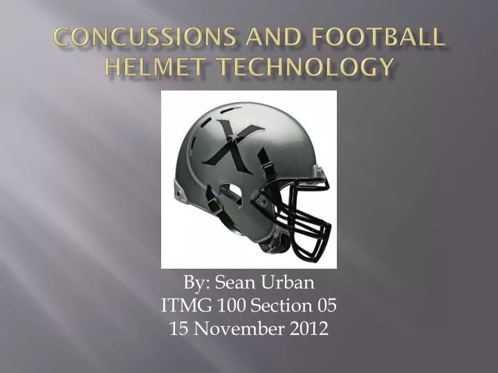 concussions and football helmet technology