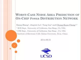 Worst-Case Noise Area Prediction of On-Chip Power Distribution Network