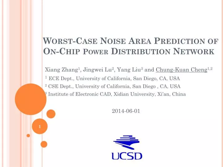 worst case noise area prediction of on chip power distribution network