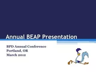 Annual BEAP Presentation