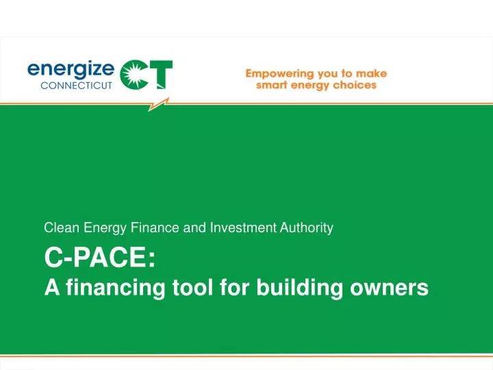 c pace a financing tool for building owners