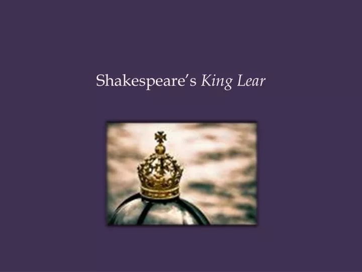 shakespeare s king lear