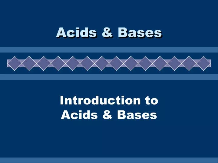 acids bases