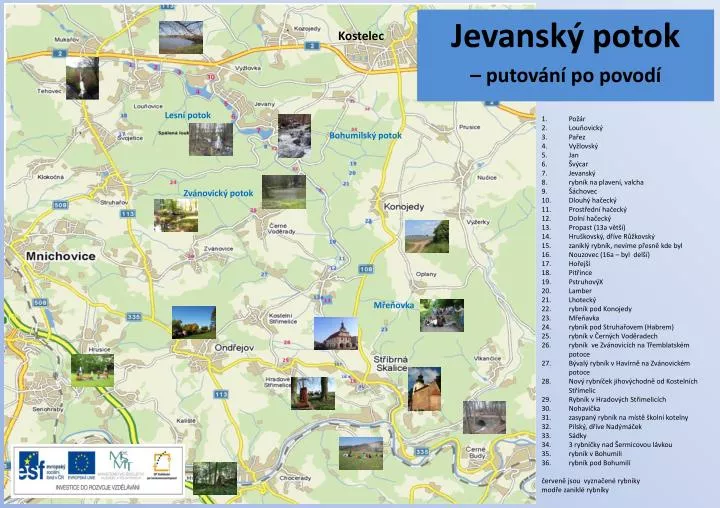 jevansk potok putov n po povod