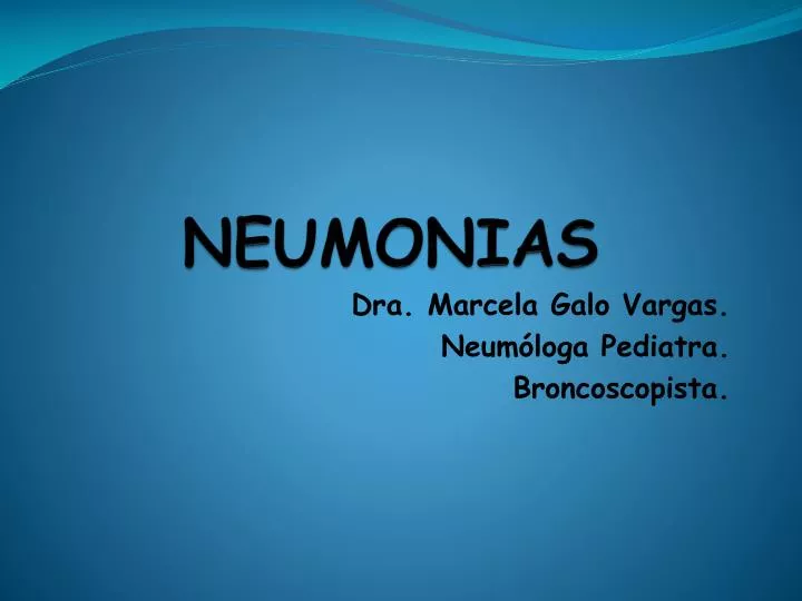 neumonias