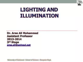 Lighting and Illumination