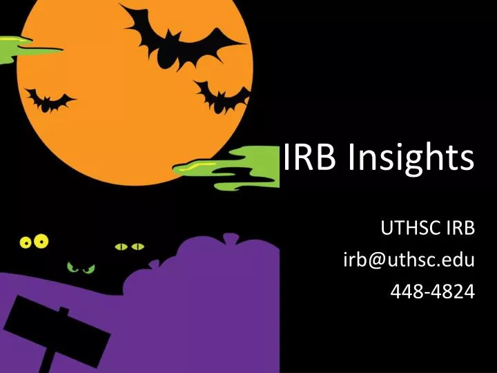 irb insights