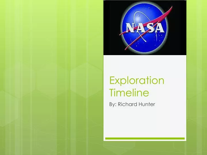 exploration timeline