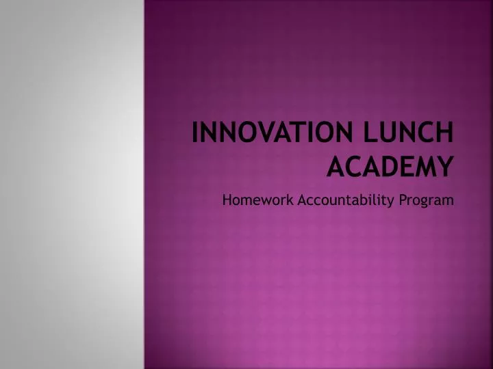 innovation lunch academy