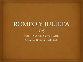 romeo y julieta
