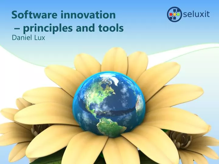 software innovation principles and tools