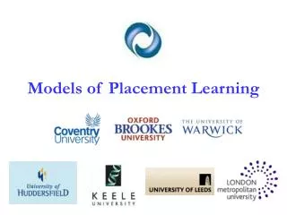 Models of Placement Learning