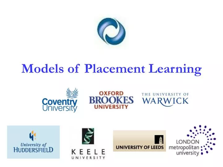 models of placement learning