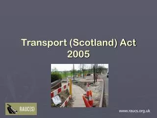 Transport (Scotland) Act 2005