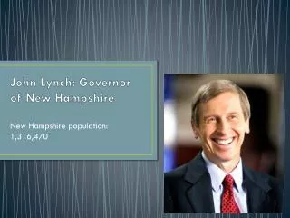 John Lynch: Governor of New Hampshire