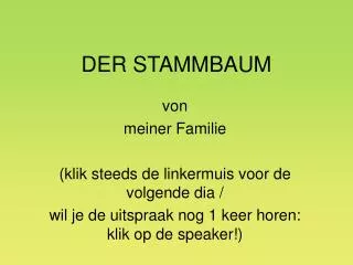 der stammbaum