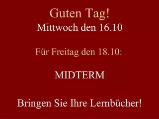 guten tag