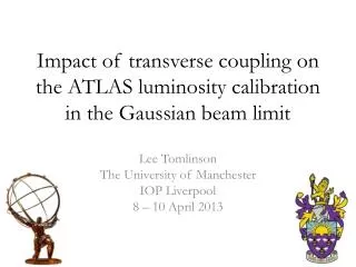 Impact of transverse coupling on the ATLAS luminosity calibration in the Gaussian beam limit