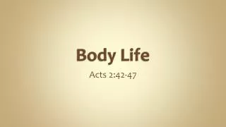 Body Life