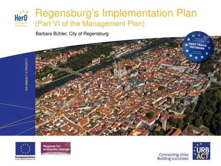 regensburg s implementation plan part vi of the management plan
