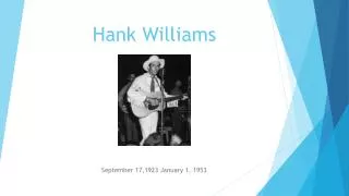 Hank Williams