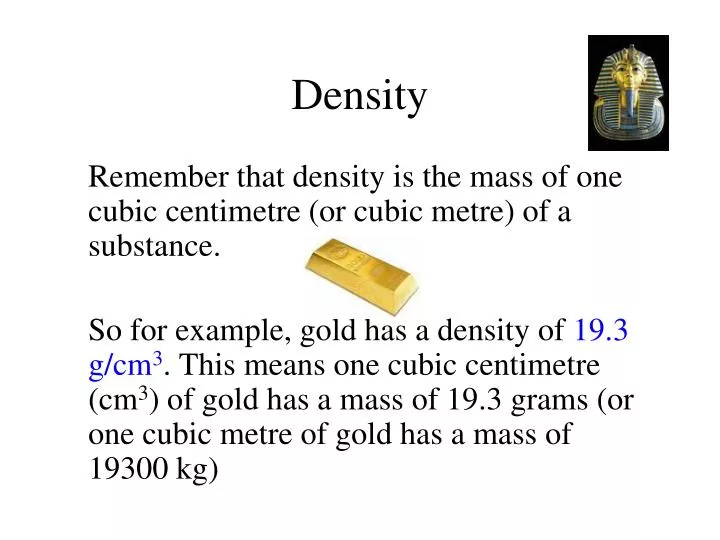 density