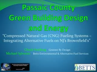 Passaic County Green Building Design and Energy