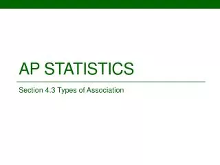 ap statistics