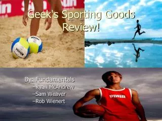 Geek's Sporting Goods Review!