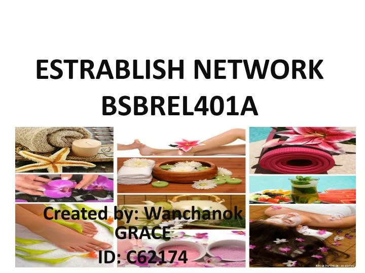 estrablish network bsbrel401a
