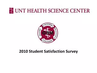 2010 Student Satisfaction Survey
