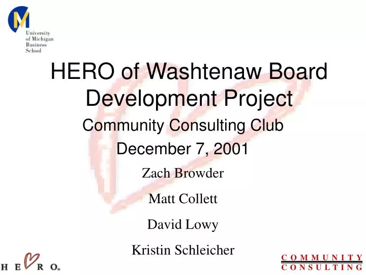 hero of washtenaw board development project