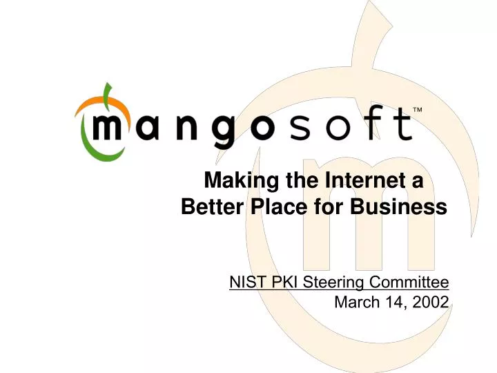 making the internet a better place for business