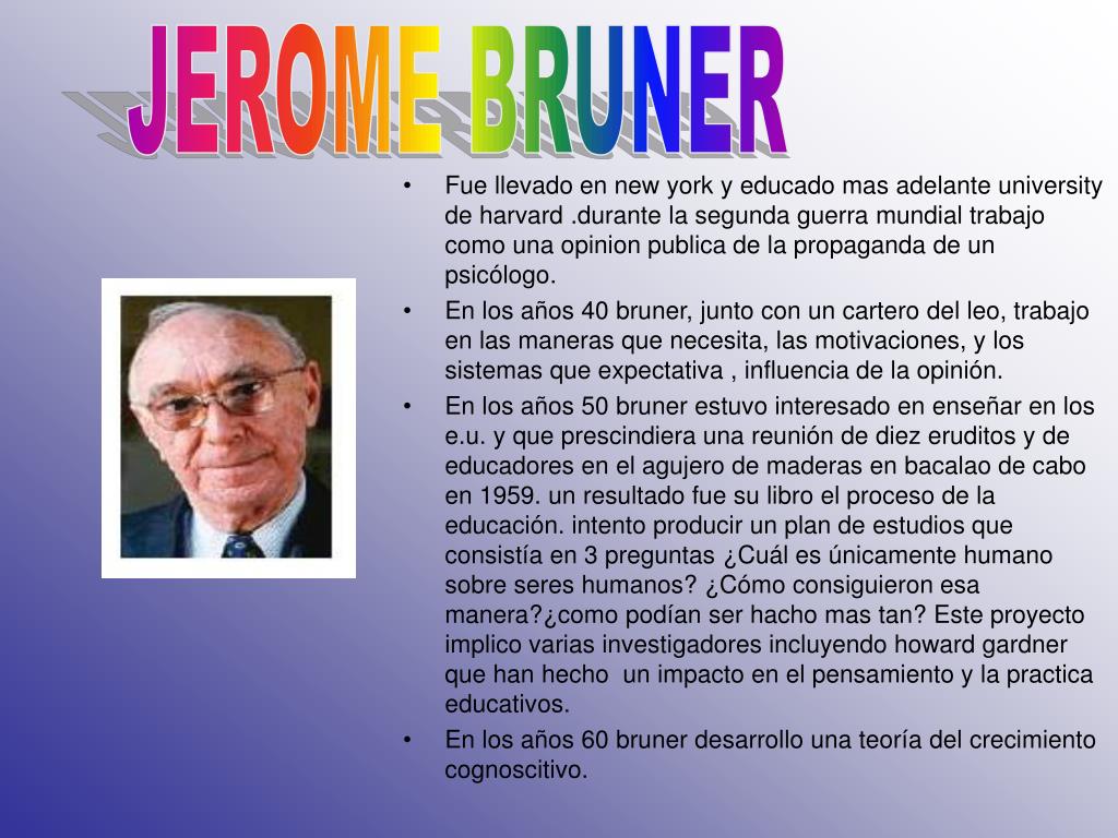 PPT - JEROME BRUNER PowerPoint Presentation, free download - ID:2702182